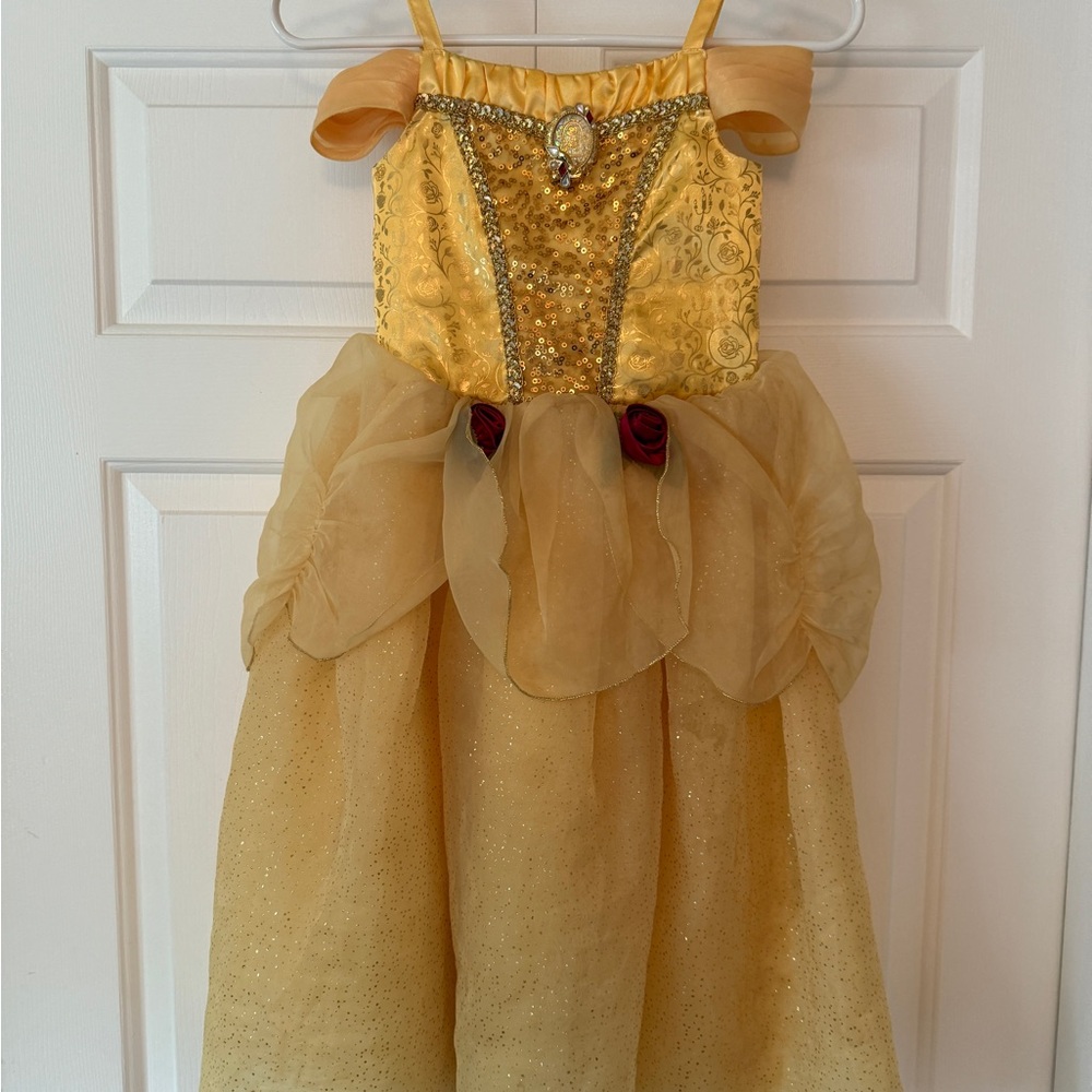 Disney Bell Princess Dress Costume for Kids